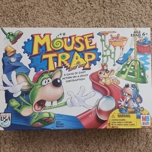 Milton Bradley Mouse Trap Kids Board Game - Colorful Box Art